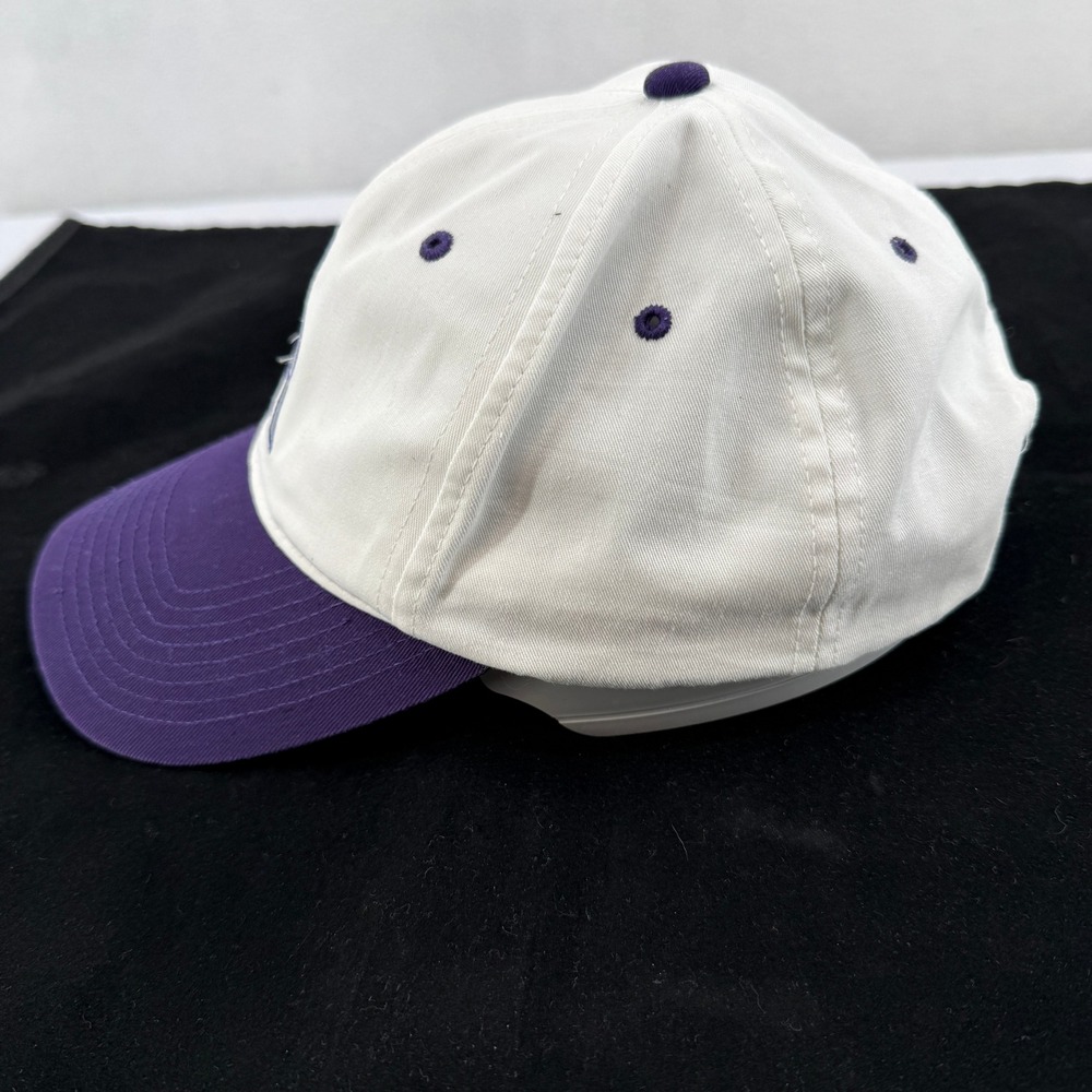 Colorado Rockies Hat Unisex OSFM White Purple Snapback MLB Logo Twins Enterprise - Picture 3 of 6